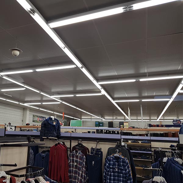 éclairage led boutique